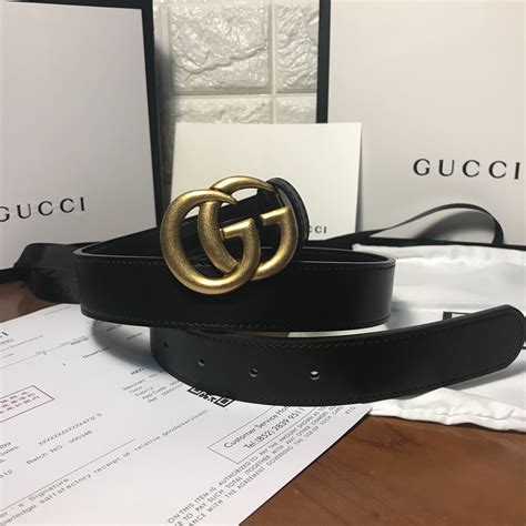 black gucci belt with gold buckle women's|gucci belt women thin.